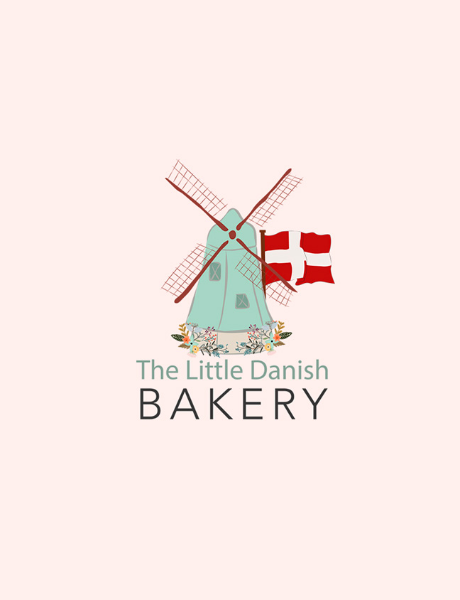 Logo the little danish bakery